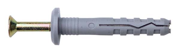 JCP  6.0 x 40mm Hammerscrew - Flange Head - Zinc Plated 